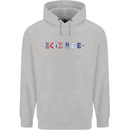 Science Symbols Physics Chemistry Biology Childrens Kids Hoodie Sports Grey