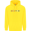 Science Symbols Physics Chemistry Biology Childrens Kids Hoodie Yellow