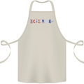 Science Symbols Physics Chemistry Biology Cotton Apron 100% Organic Natural