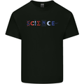 Science Symbols Physics Chemistry Biology Kids T-Shirt Childrens Black