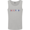 Science Symbols Physics Chemistry Biology Mens Vest Tank Top Sports Grey