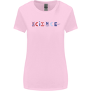 Science Symbols Physics Chemistry Biology Womens Wider Cut T-Shirt Light Pink