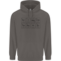 Science Teacher Periodic Table Chemistry Funny Mens 80% Cotton Hoodie Charcoal