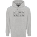 Science Teacher Periodic Table Chemistry Funny Mens 80% Cotton Hoodie Sports Grey