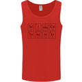 Science Teacher Periodic Table Chemistry Funny Mens Vest Tank Top Red