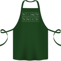 Science Teacher Periodic Table Funny Chemistry Cotton Apron 100% Organic Forest Green