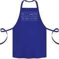 Science Teacher Periodic Table Funny Chemistry Cotton Apron 100% Organic Royal Blue