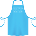 Science Teacher Periodic Table Funny Chemistry Cotton Apron 100% Organic Turquoise