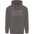 Science Teacher Periodic Table Funny Chemistry Mens 80% Cotton Hoodie Charcoal