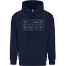 Science Teacher Periodic Table Funny Chemistry Mens 80% Cotton Hoodie Navy Blue