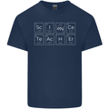 Science Teacher Periodic Table Funny Chemistry Mens Cotton T-Shirt Tee Top Navy Blue