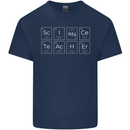 Science Teacher Periodic Table Funny Chemistry Mens Cotton T-Shirt Tee Top Navy Blue