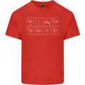 Science Teacher Periodic Table Funny Chemistry Mens Cotton T-Shirt Tee Top Red