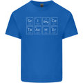 Science Teacher Periodic Table Funny Chemistry Mens Cotton T-Shirt Tee Top Royal Blue