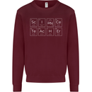 Science Teacher Periodic Table Funny Chemistry Mens Sweatshirt Jumper Maroon
