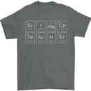 Science Teacher Periodic Table Funny Chemistry Mens T-Shirt 100% Cotton Charcoal