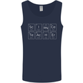 Science Teacher Periodic Table Funny Chemistry Mens Vest Tank Top Navy Blue