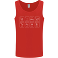 Science Teacher Periodic Table Funny Chemistry Mens Vest Tank Top Red