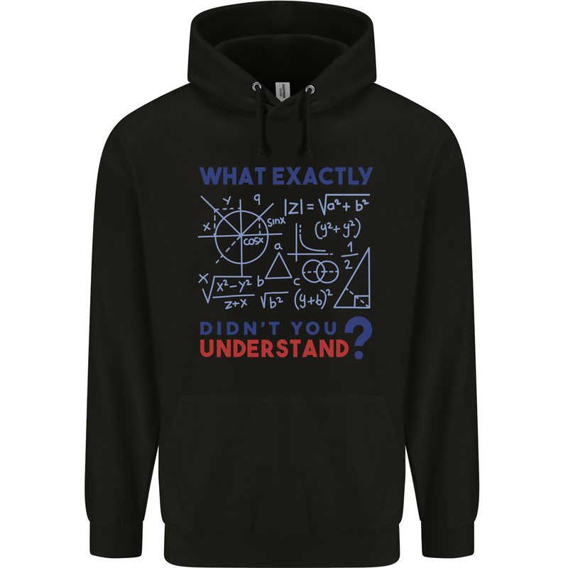Science What Don't You Understand Geek Childrens Kids Hoodie Black
