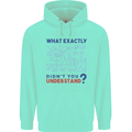 Science What Don't You Understand Geek Childrens Kids Hoodie Peppermint