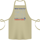 Science What Don't You Understand Geek Cotton Apron 100% Organic Khaki
