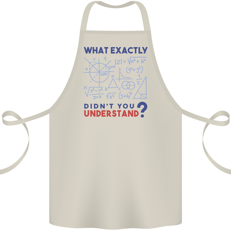 Science What Don't You Understand Geek Cotton Apron 100% Organic Natural