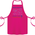 Science What Don't You Understand Geek Cotton Apron 100% Organic Pink