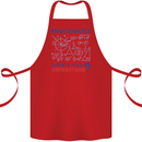 Science What Don't You Understand Geek Cotton Apron 100% Organic Red