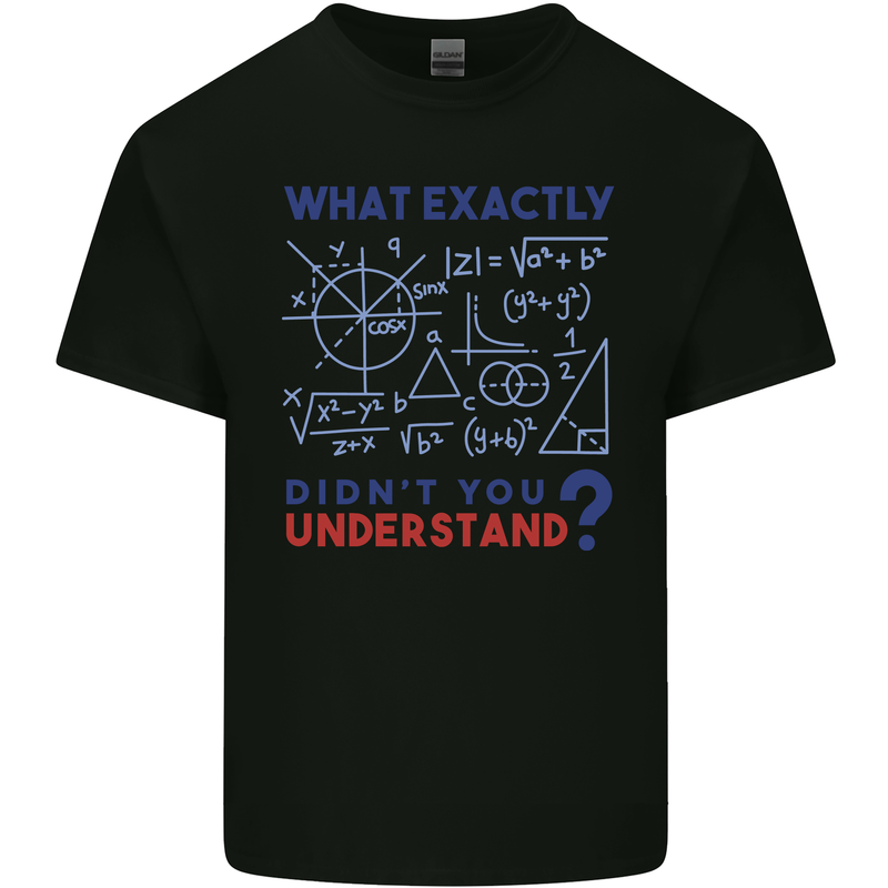Science What Don't You Understand Geek Kids T-Shirt Childrens Black
