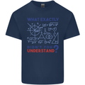 Science What Don't You Understand Geek Kids T-Shirt Childrens Navy Blue