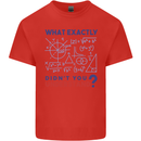 Science What Don't You Understand Geek Kids T-Shirt Childrens Red