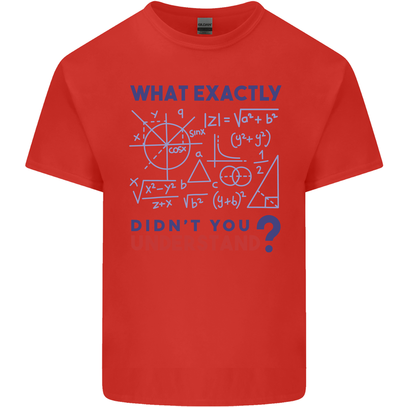 Science What Don't You Understand Geek Kids T-Shirt Childrens Red