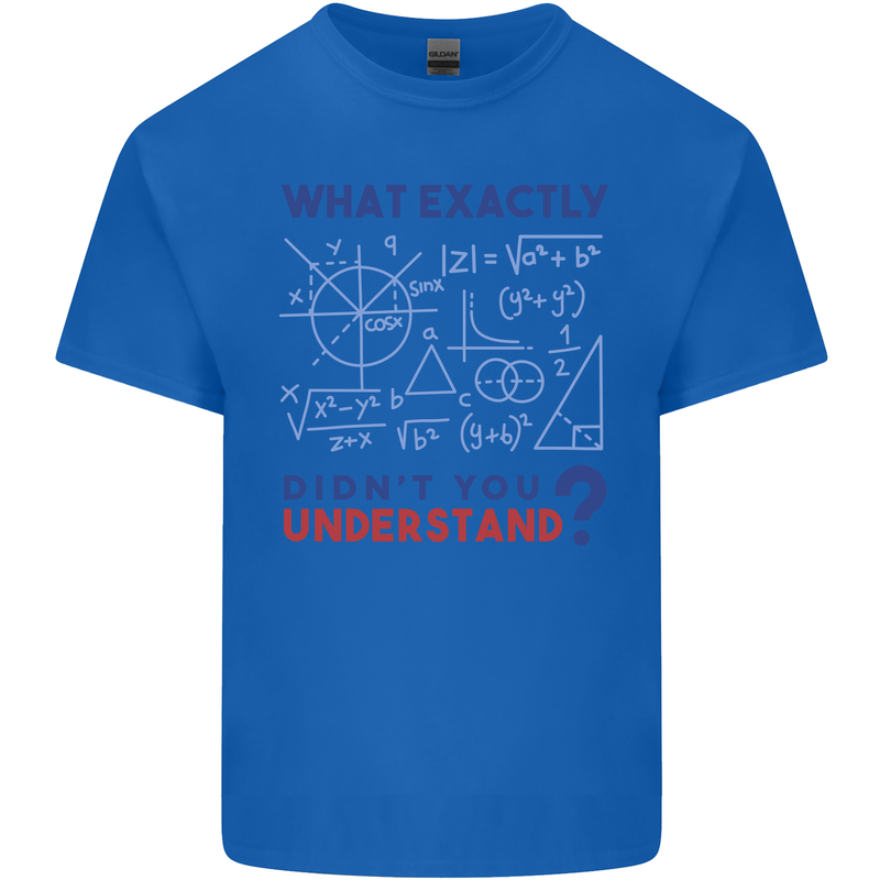 Science What Don't You Understand Geek Kids T-Shirt Childrens Royal Blue