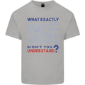 Science What Don't You Understand Geek Kids T-Shirt Childrens Sports Grey