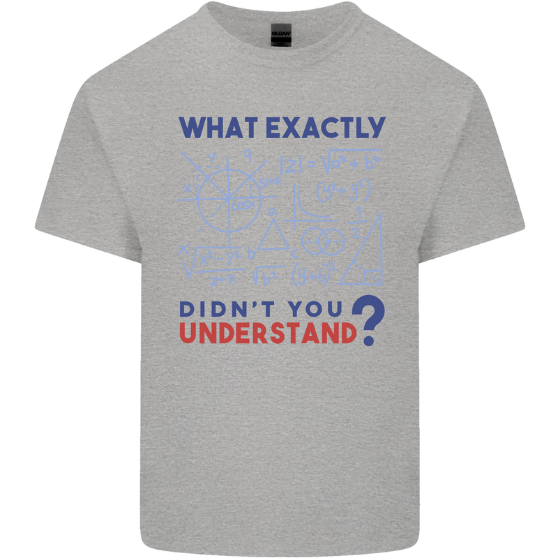 Science What Don't You Understand Geek Kids T-Shirt Childrens Sports Grey