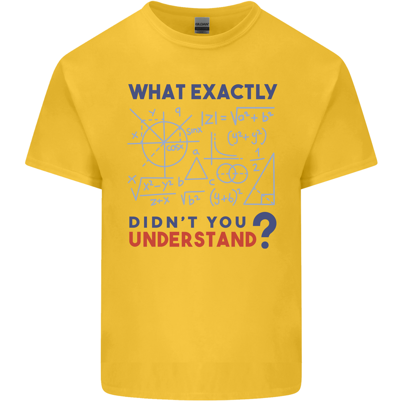 Science What Don't You Understand Geek Kids T-Shirt Childrens Yellow
