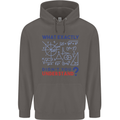 Science What Don't You Understand Geek Mens 80% Cotton Hoodie Charcoal