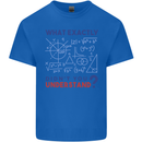 Science What Don't You Understand Geek Mens Cotton T-Shirt Tee Top Royal Blue