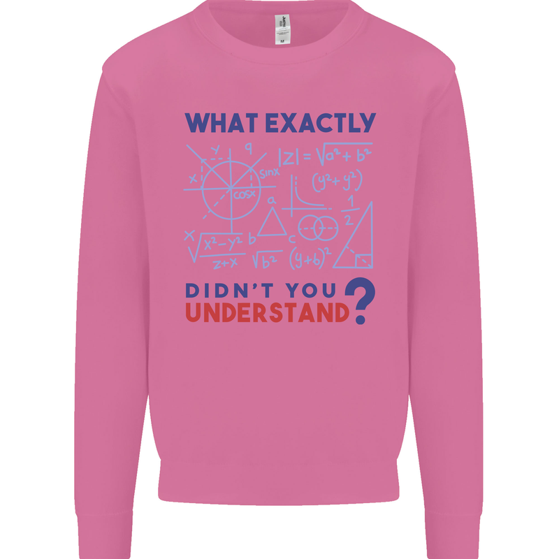 Science What Don't You Understand Geek Mens Sweatshirt Jumper Azalea