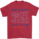 Science What Don't You Understand Geek Mens T-Shirt 100% Cotton Red