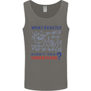 Science What Don't You Understand Geek Mens Vest Tank Top Charcoal