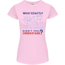 Science What Don't You Understand Geek Womens Petite Cut T-Shirt Light Pink