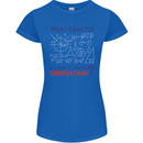 Science What Don't You Understand Geek Womens Petite Cut T-Shirt Royal Blue