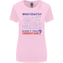 Science What Don't You Understand Geek Womens Wider Cut T-Shirt Light Pink