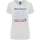 Science What Don't You Understand Geek Womens Wider Cut T-Shirt White