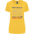Science What Don't You Understand Geek Womens Wider Cut T-Shirt Yellow