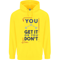Science You Get It or You Dont Geek Funny Childrens Kids Hoodie Yellow