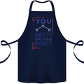 Science You Get It or You Dont Geek Funny Cotton Apron 100% Organic Navy Blue