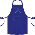 Science You Get It or You Dont Geek Funny Cotton Apron 100% Organic Royal Blue