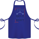 Science You Get It or You Dont Geek Funny Cotton Apron 100% Organic Royal Blue